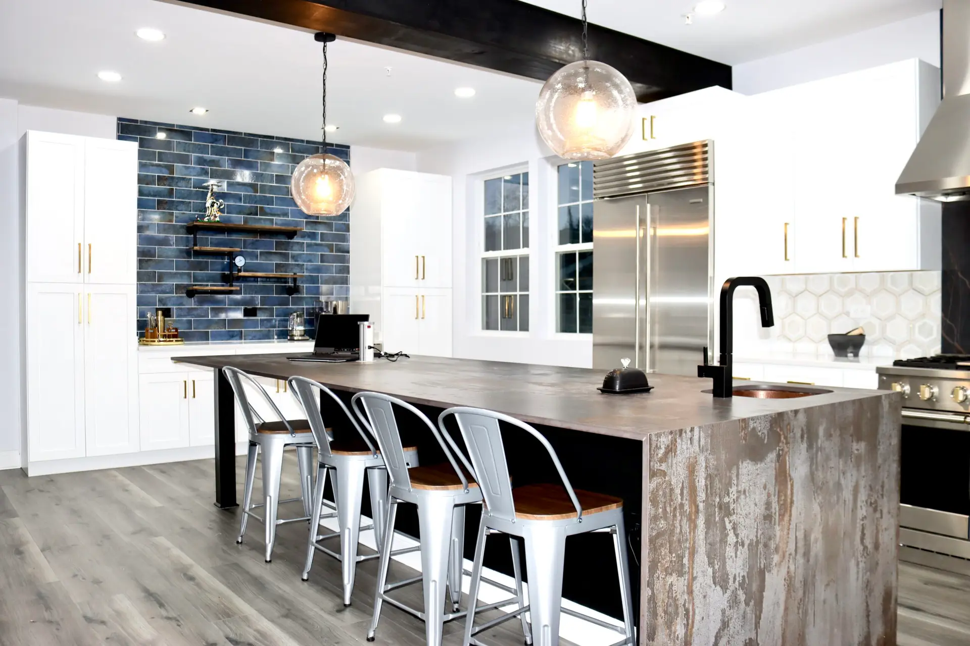 Industrial Modern Island Design