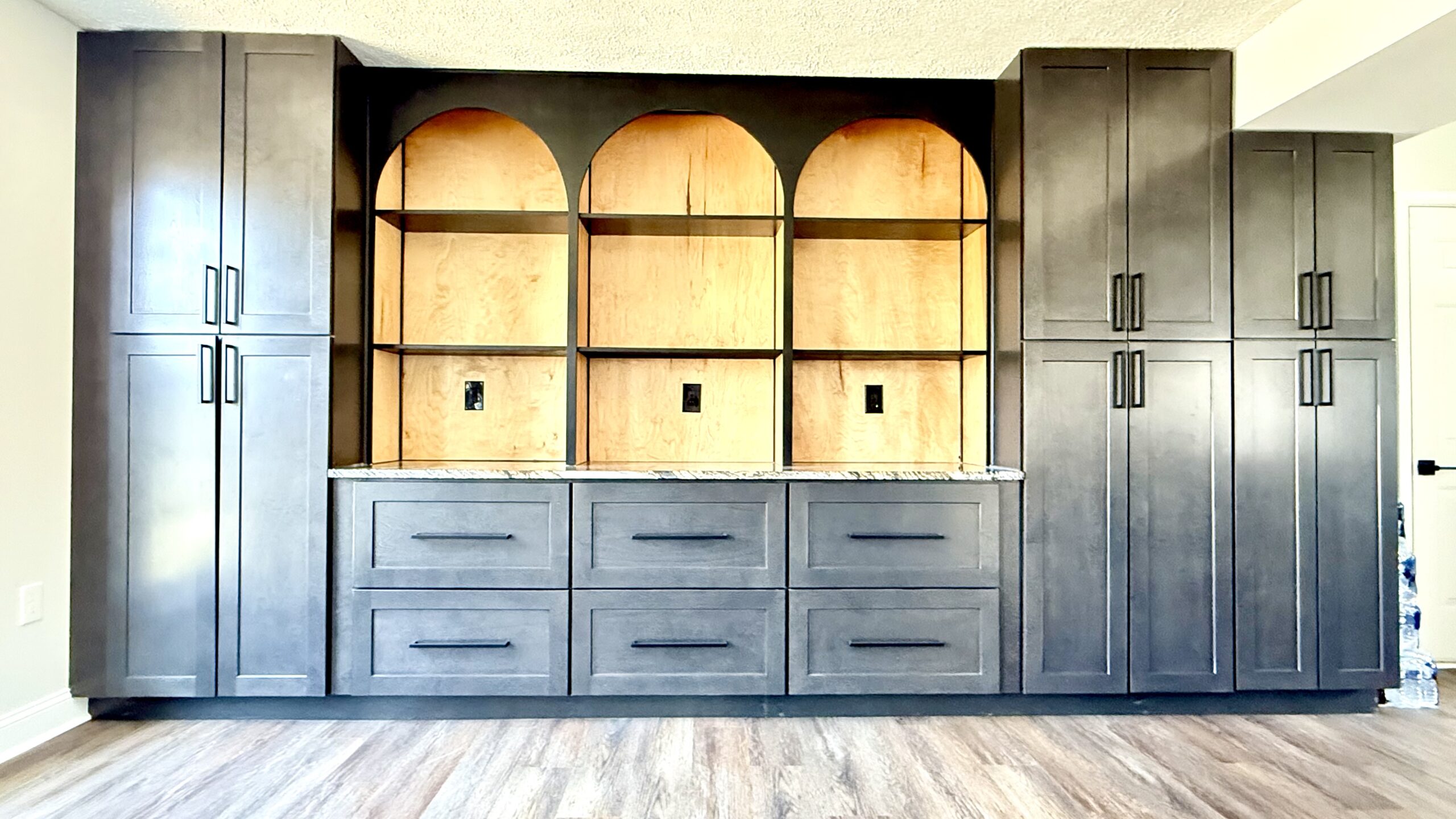 In-progress full home renovation showing layouts and framing